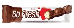 Вафли "GO FRESH MILKY" с молочной начинкой в шоколаде 20гр